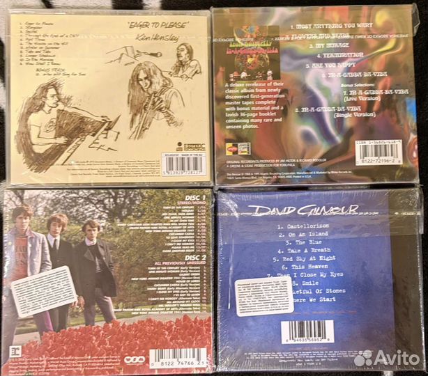 Компакт диски музыкальные CD фирменные запечатаные