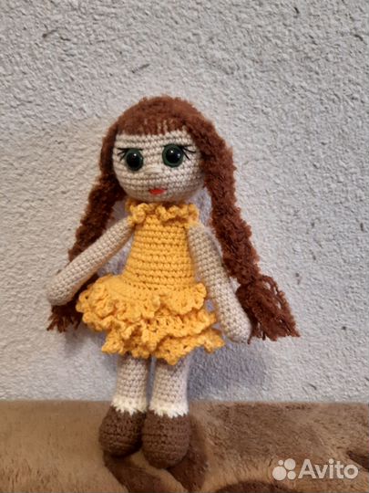 Мягкие вязанные игрушки ручной работы