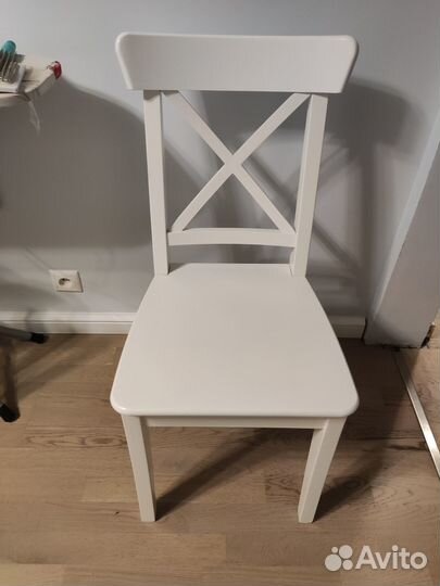 Стул IKEA ingolf 13742 white (белого цвета)