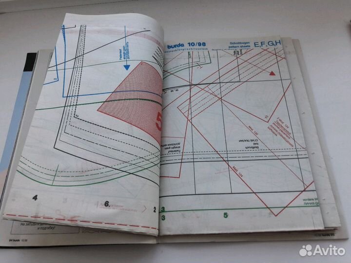 Журнал мод burda 10/98 и allure 02/2013