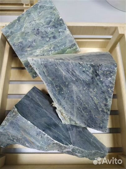 Камни для бани Нефрит колото-пиленый, 10 кг