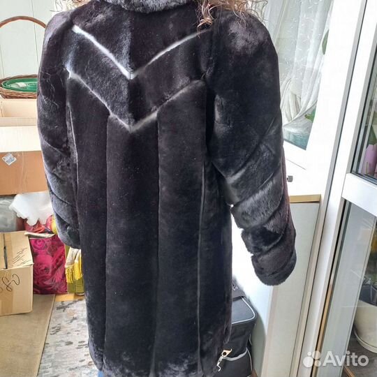 Шуба из мутона