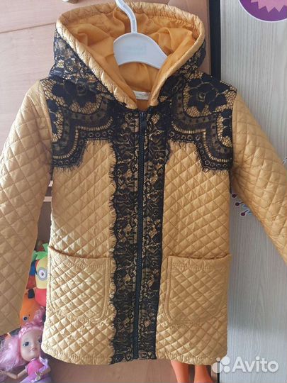 Пальто для девочки 116-122