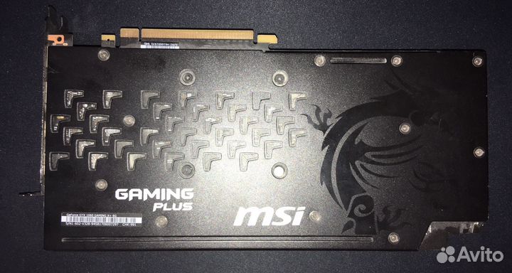 Видеокарта 6Gb MSI GTX 1060 Gaming X Plus