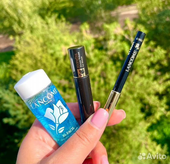 Lancome тушь карандаш для глаз смывка косметичка