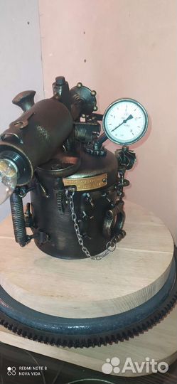 Светильники стимпанк, изделия из металла, сувенир