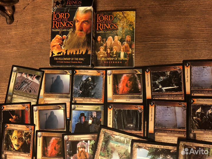 Толкин книги карточная игра Властелин колец