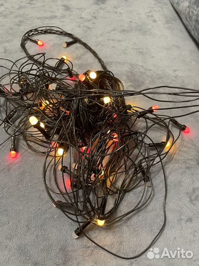 Гирлянда цветная