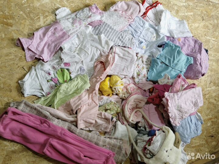 Вещи пакетом на девочку от 0 до 1 года