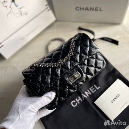 Сумка chanel натуральная кожа