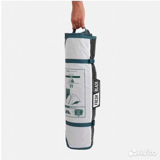 Палатка 2-х местная MH100 fresh & black Quechua