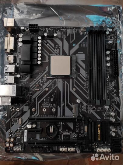 Комплект Ryzen 5 3600 b450m ds3h