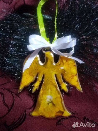 Новогодние игрушки, статуэтки из эпоксидной смолы