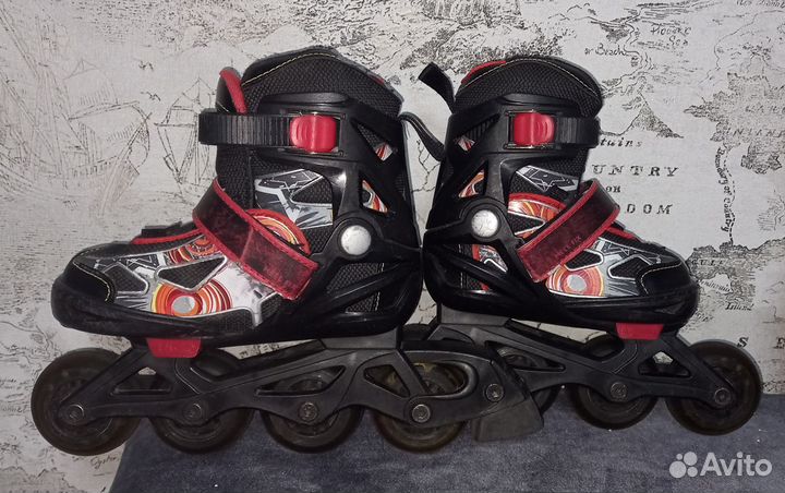 Роликовые коньки детские раздвижные