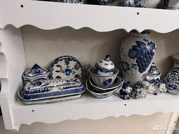 Посуда гжель