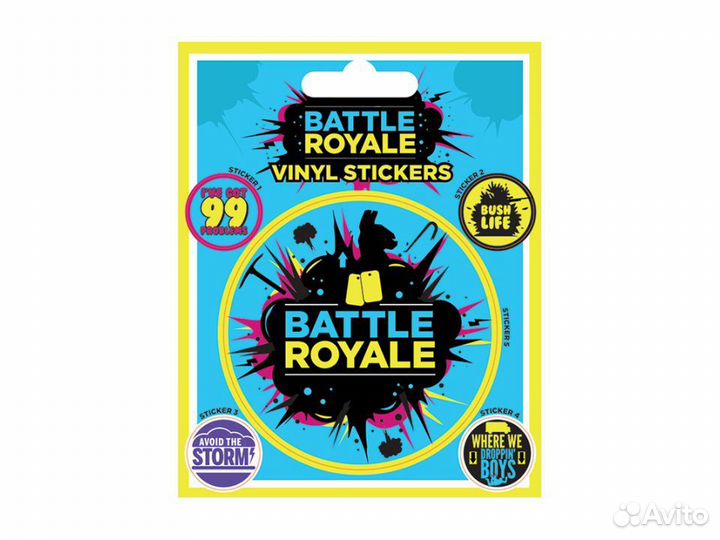 Наклейки Battle Royale (Infographic) PS7429