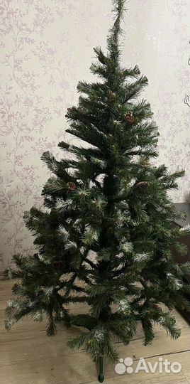 Ель искусственная 180 см с шишками