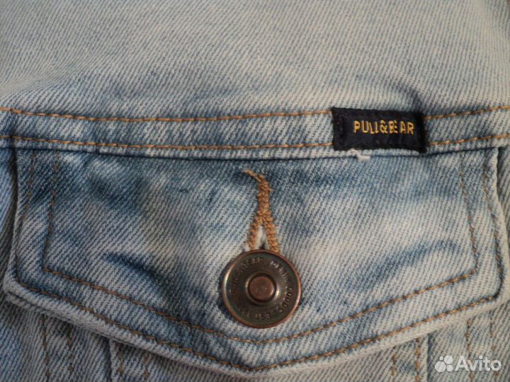 Джинсовая куртка мужская Pull and Bear