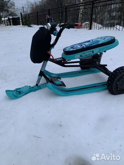 Электро снегокат 2 мотора Snow Razor Pro