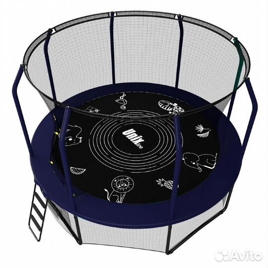 Батут Unix Line Supreme Game 8 ft (blue)