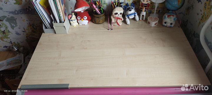 Растущая парта и стул Деми