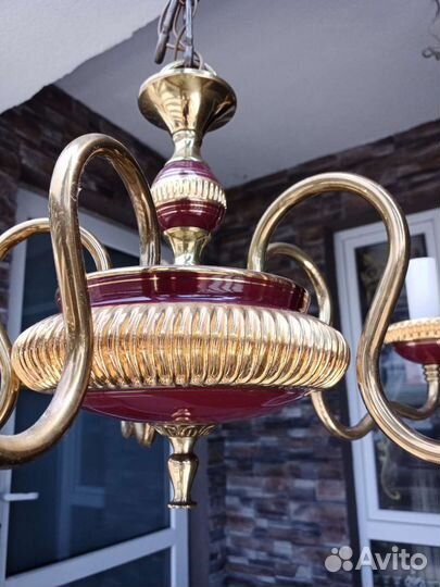 Люстра, Винтаж, из Швеции