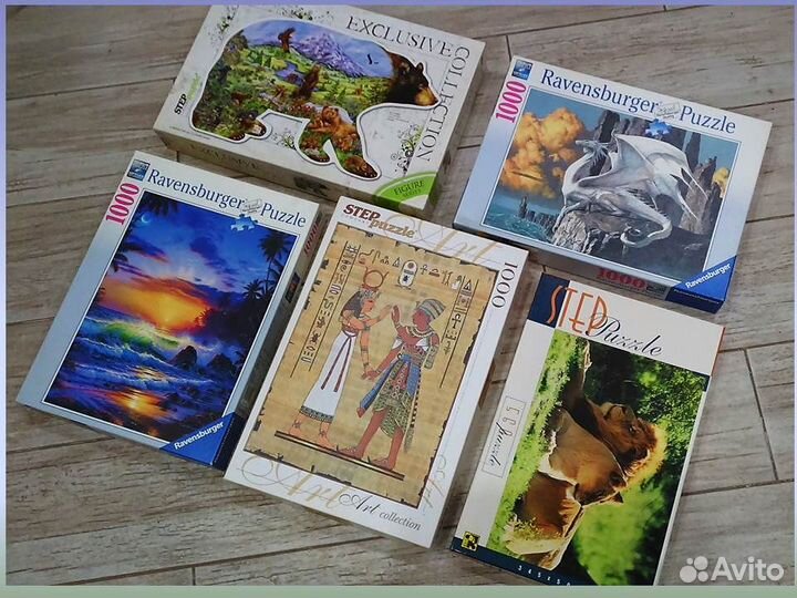 Пазлы мозаики Ravensburger, Step