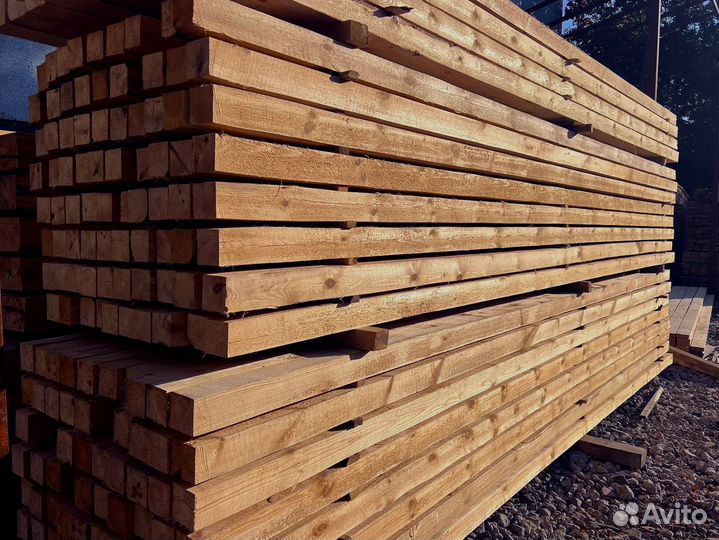 Доска обрезная 40х100х6000мм 1 сорт ГОСТ