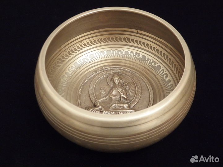 Поющая чаша с изображением sbqhe004 (12 см)