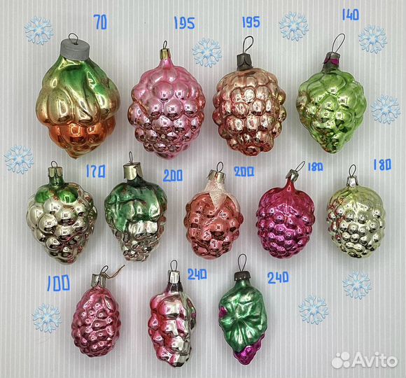 Елочные игрушки СССР