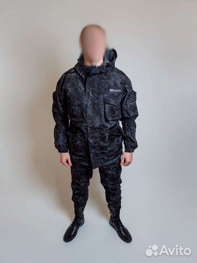 Костюм летний Горка 8 черный питон