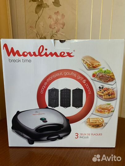 Сендвичница,прибор для выпечки Moulinex SW6118