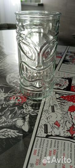 Бокал Leffe и Tiki бокал