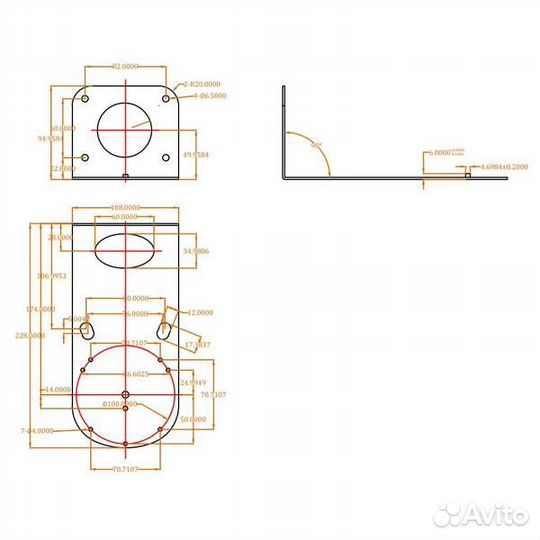 Кронштейн для камеры avclink BR02