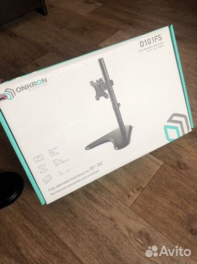 Настольный кронштейн для монитора onkron новый