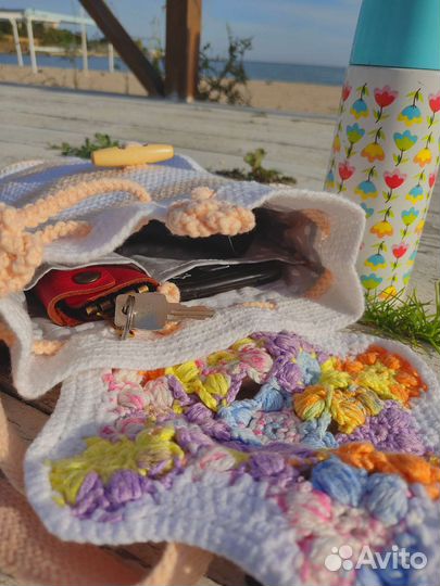 Рюкзак женский вязаный