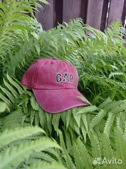 Кепка/Бейсболка мужская/женская gap бордовая