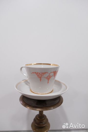 Винтажная посуда СССР чайные пары молочник