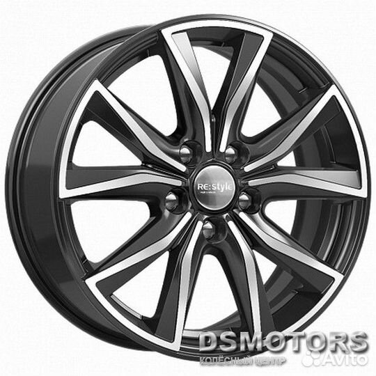 Диски кс867 7/17 5x114.3 ET40 d66.1 алмаз чёрный