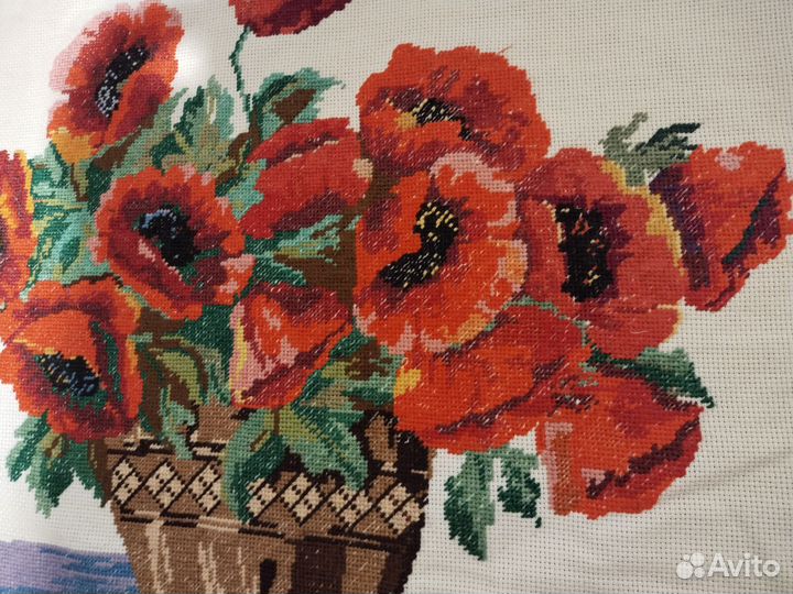 Картина вышивка