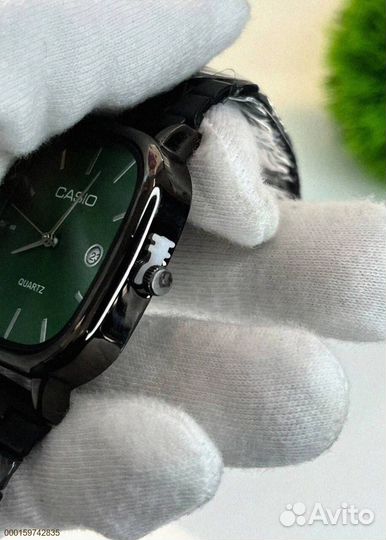 Наручные часы Casio чёрно-зелёные (Арт.65849)