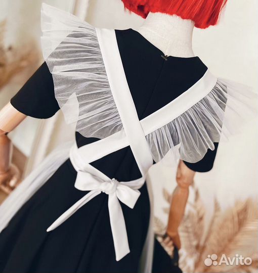 Школьный фартук и платье на 1 сентября