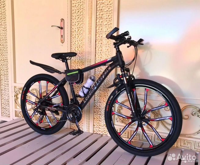 Велосипед с литыми дисками Чёрный новый