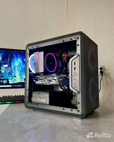 Игровой пк + монитор: i5 10400f + gtx 1660 + 16gb