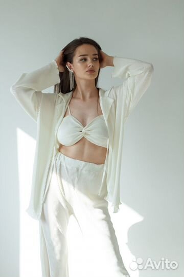 Костюм-тройка летний женский