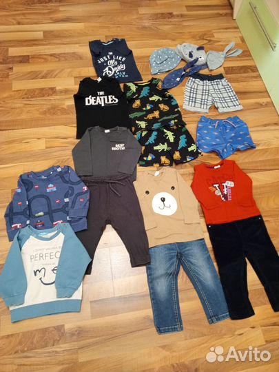Пакет вещей на мальчика р. 80-86