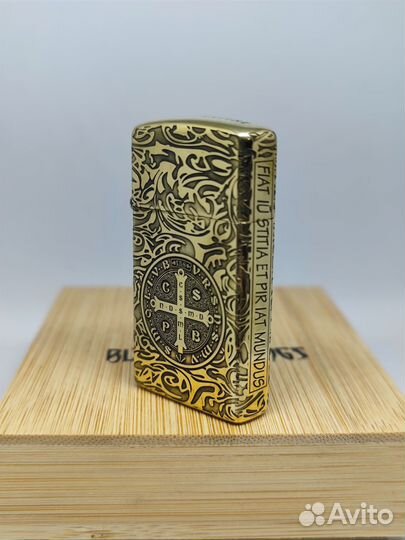 Зажигалка zippo slim Constantine burning gangs