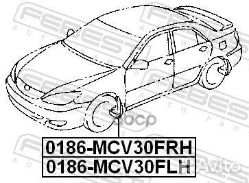 Брызговик передний левый (toyota camry ACV3#/MC