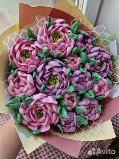 Зефирные цветы на заказ