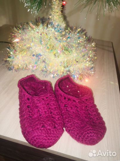 Шерстяные носки(тапочки)